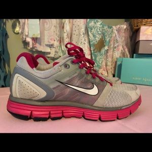 Women’s Nike Lunarglide 2 in pink/gray size 7